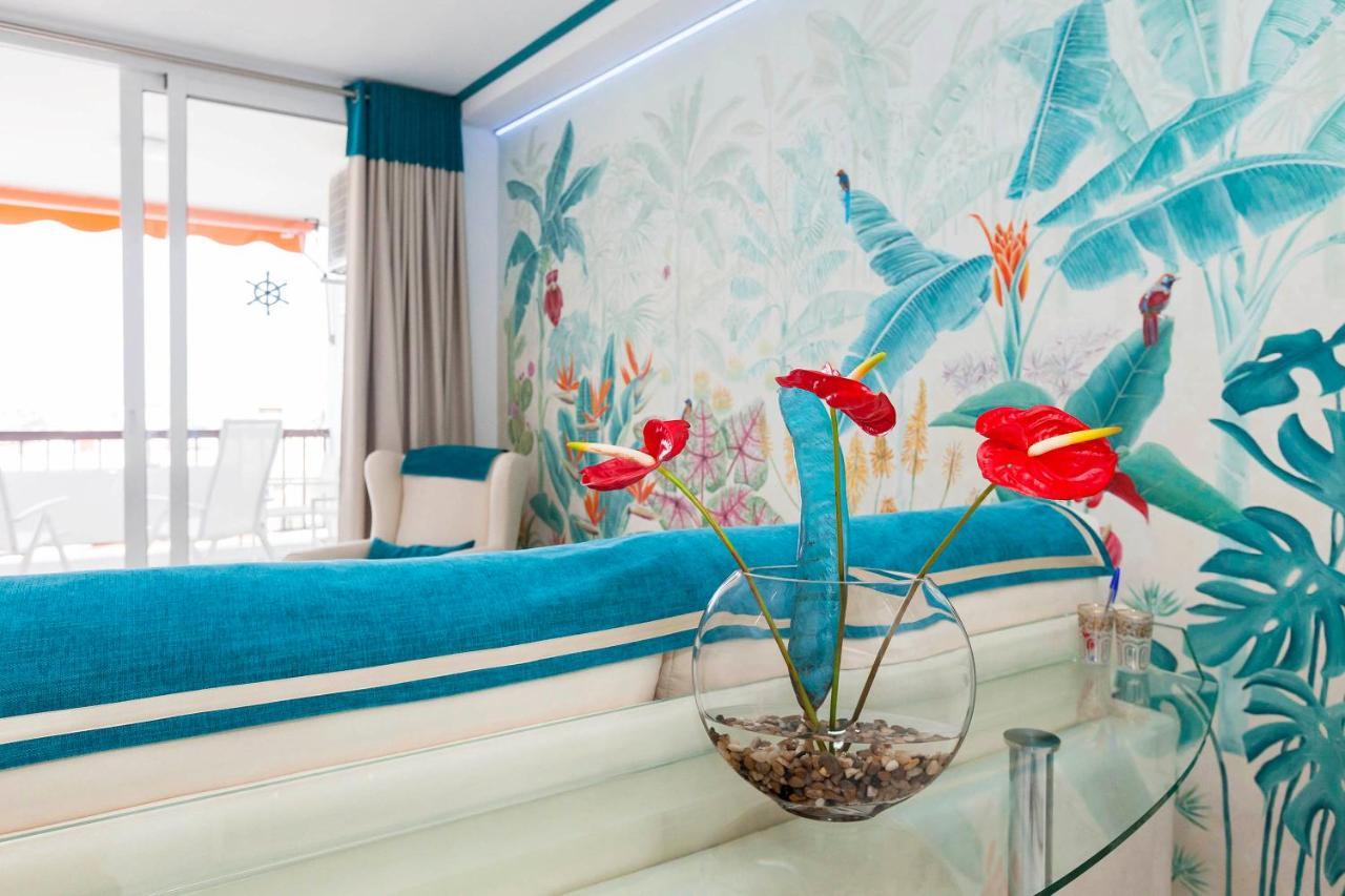 Appartamento First Line Sea, Luxury Penthouse, Sea And Sunset View Vivenda Vacational Guayero 618 Los Cristianos  Esterno foto