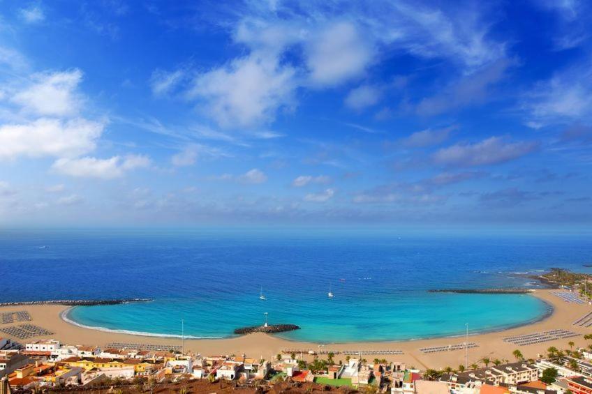 Appartamento First Line Sea, Luxury Penthouse, Sea And Sunset View Vivenda Vacational Guayero 618 Los Cristianos  Esterno foto