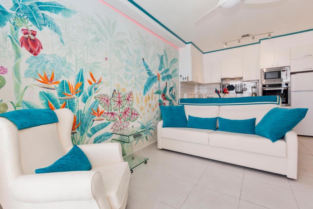Appartamento First Line Sea, Luxury Penthouse, Sea And Sunset View Vivenda Vacational Guayero 618 Los Cristianos  Esterno foto